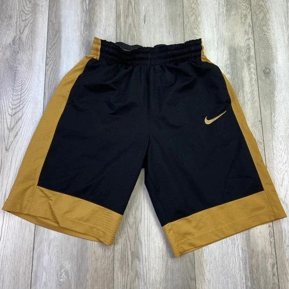 Nike Shorts Nike Shorts Mens Small Black Gold Training Gym